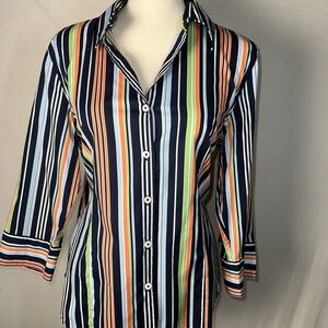 Talbots Stretch Shirt M 95% Cotton